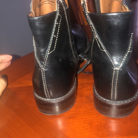 Prwnd Franco Sarto Women's Mobi Ankle Boot sz8.5 black genuine leather - Picture 9 of 13